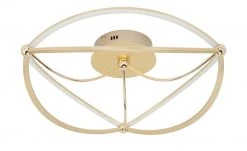 Trio LED-Deckenleuchte, messing-matt, geschwungen ´groß´ | messingfarben 11 Trio LED-Deckenleuchte, messing-matt, geschwungen ´groß´ | messingfarben -Innenleuchten Verkaufsladen 11686510 6 202103301234