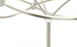 Trio LED-Stehleuchte, Nickel-matt, geschwungen | silberfarben -Innenleuchten Verkaufsladen 11686513 5 202104301233