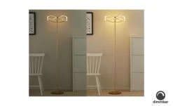 Trio LED-Stehleuchte, messing-matt, geschwungen | messingfarben -Innenleuchten Verkaufsladen 11686514 8 202104301233