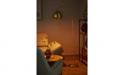 KHG Bogenleuchte, 1-flammig, messing-matt | Goldfarben