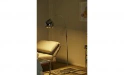 KHG Bogenleuchte, 1-flammig, chrom | silberfarben