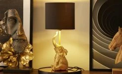 for friends Tischleuchte, 1-flammig, goldfarben `Elefant´