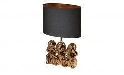 for friends Keramik-Tischleuchte, 1-flammig, goldfarbig `3 Affen` -Innenleuchten Verkaufsladen 11686535 5 202201111238