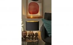 for friends Keramik-Tischleuchte, 1-flammig, goldfarbig `3 Affen`