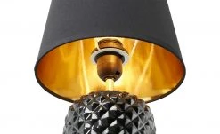 KHG Keramik-Tischleuchte, 1-flammig, schwarz -Innenleuchten Verkaufsladen 11686536 3 202201111238