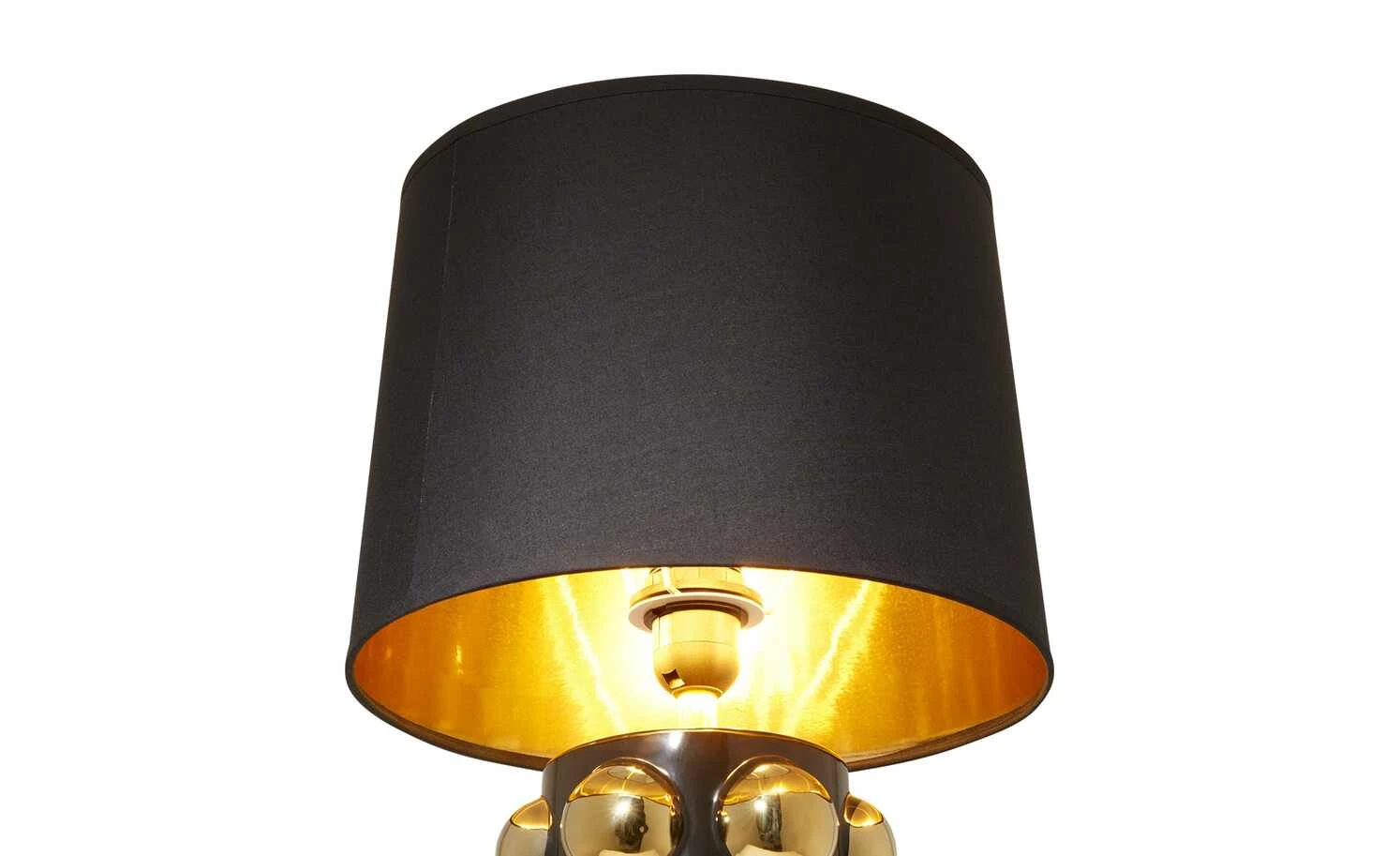 HOME STORY Tischleuchte, 1-flammig, schwarz/gold 5 HOME STORY Tischleuchte, 1-flammig, schwarz/gold – Bild 5