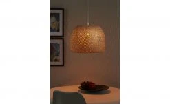 HOME STORY Rattan-Pendelleuchte, 4-flammig