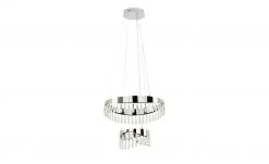 KHG LED-Kristall-Pendelleuchte, chrom -Innenleuchten Verkaufsladen 11686554 1 202202222232