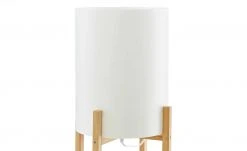 HOME STORY Stehleuchte, 1-flammig, Bambus mit Ablage -Innenleuchten Verkaufsladen 11686560 5 202111261246