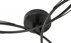 KHG LED-Deckenleuchte, 6-flammig, schwarz/Rauchglas -Innenleuchten Verkaufsladen 11686573 5 202202222232