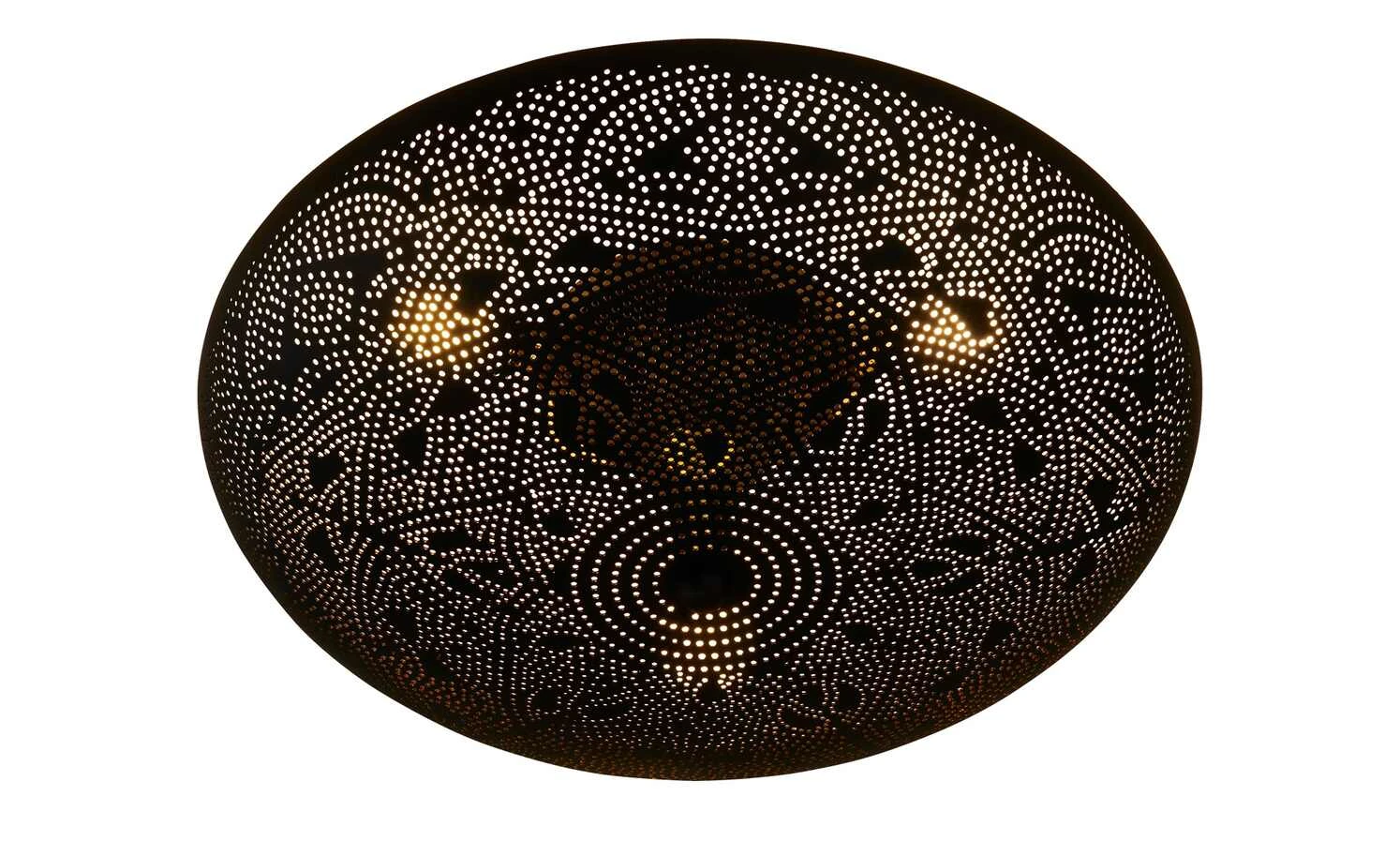 KHG Deckenleuchte, 3-flammig, Metallschale schwarz 5 KHG Deckenleuchte, 3-flammig, Metallschale schwarz – Bild 5