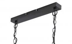 KHG Pendelleuchte, 3-flammig, schwarz mit Pinienholz -Innenleuchten Verkaufsladen 11686575 4 202203081236