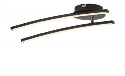 KHG LED-Deckenleuchte, 2-flammig, schwarz -Innenleuchten Verkaufsladen 11686627 4 202203081235