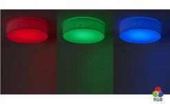 KHG Smart-Home Deckenleuchte, Stoffschirm weiß mit Stanzung -Innenleuchten Verkaufsladen 11686629 1 202205021317