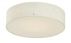 KHG Smart-Home Deckenleuchte, Stoffschirm weiß mit Stanzung -Innenleuchten Verkaufsladen 11686629 5 202205021317