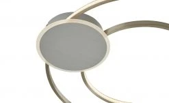 KHG LED-Deckenleuchte, 2-flammig, Nickel-matt ´Kreise´ 7 KHG LED-Deckenleuchte, 2-flammig, Nickel-matt ´Kreise´ -Innenleuchten Verkaufsladen 11686631 1 202205021317