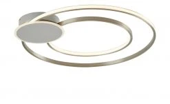 KHG LED-Deckenleuchte, 2-flammig, Nickel-matt ´Kreise´ 9 KHG LED-Deckenleuchte, 2-flammig, Nickel-matt ´Kreise´ -Innenleuchten Verkaufsladen 11686631 4 202205021317