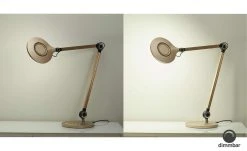 Meisterleuchten LED-Schreibtischleuchte, 1-flammig, Rosegoldfarben