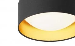 KHG LED-Deckenleuchte, 1-flammig, schwarz/goldfarben -Innenleuchten Verkaufsladen 11686639 3 202202072233