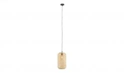 HOME STORY Pendelleuchte, 1-flammig, Bambus-Rattan geflochten natur | 144,5|cm -Innenleuchten Verkaufsladen 11686656 7 202205022313