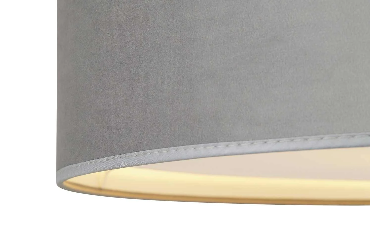 Deckenleuchte, 1-flammig, samt grau 5 Deckenleuchte, 1-flammig, samt grau – Bild 5