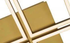 HOME STORY LED-Deckenleuchte, 4-flammig, schwarz/goldfarben -Innenleuchten Verkaufsladen 11686680 4 202203021235