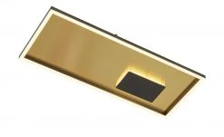 HOME STORY LED-Deckenleuchte, schwarz/goldfarben rechteckig 9 HOME STORY LED-Deckenleuchte, schwarz/goldfarben rechteckig -Innenleuchten Verkaufsladen 11686682 3 202203021235