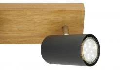 Trio Deckenspot, 2-flammig, schwarz / Eiche 13 Trio Deckenspot, 2-flammig, schwarz / Eiche -Innenleuchten Verkaufsladen 11686693 5 202104291236