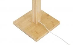 HOME STORY Stehleuchte, 1-flammig, Bambus / Stoffschirm -Innenleuchten Verkaufsladen 11686705 6 202202071235