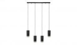 Trio Pendelleuchte, 4-flammig, Rauchglas schwarz -Innenleuchten Verkaufsladen 11686733 3 202103171250