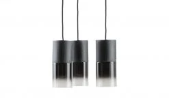 Trio Pendelleuchte, 3-flammig, Rauchglas schwarz 11 Trio Pendelleuchte, 3-flammig, Rauchglas schwarz -Innenleuchten Verkaufsladen 11686734 2 202202242232