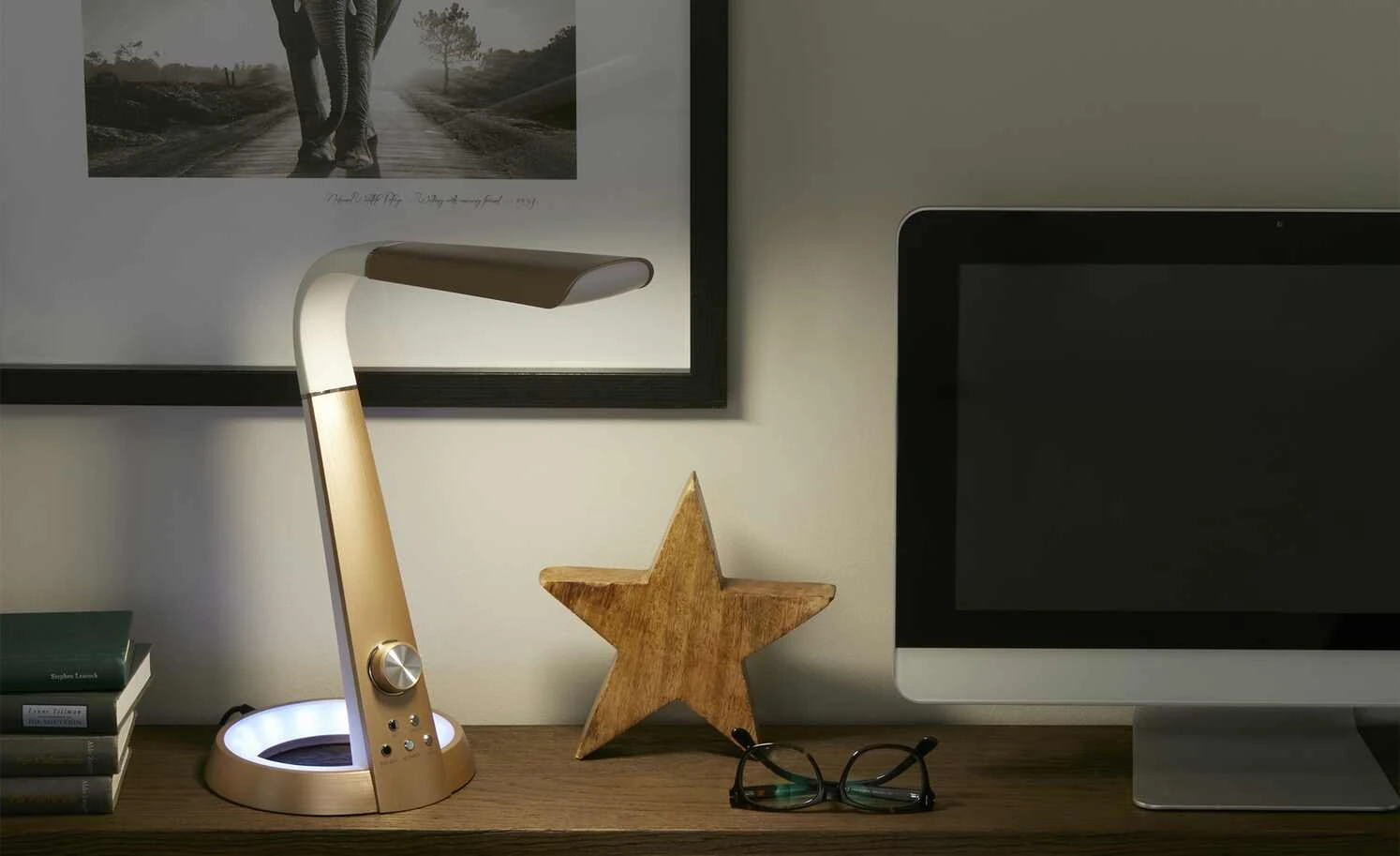 Meisterleuchten LED-Tischleuchte, 1-flammig, weiß/rose´ 4 Meisterleuchten LED-Tischleuchte, 1-flammig, weiß/rose´ – Bild 4