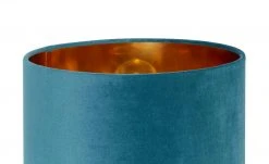 Fischer-Honsel Tischleuchte, 1-flammig, türkis Samt `klein´ | 32|cm Blau, Grün 13 Fischer-Honsel Tischleuchte, 1-flammig, türkis Samt `klein´ | 32|cm Blau, Grün -Innenleuchten Verkaufsladen 11686921 5 202112281240