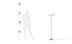 KHG LED-Stehleuchte, 1-flammig, chrom -Innenleuchten Verkaufsladen 11687000 5 202207271302