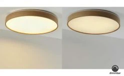 KHG LED-Deckenleuchte, 1-flammig, Eichenholz ´groß´ -Innenleuchten Verkaufsladen 11687020 4 202203251234