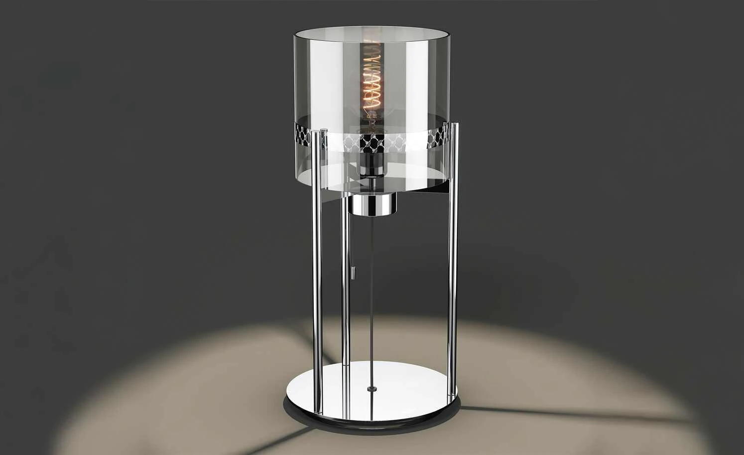 Tischleuchte Round Lights Chrome 2 Tischleuchte Round Lights Chrome – Bild 2