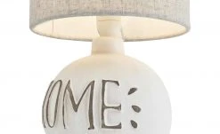 Trio Keramik-Tischleuchte, 1-flammig, grau ´Home` -Innenleuchten Verkaufsladen 11687068 5 202112271233