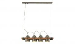 Pendelleuchte, 4-flammig, Metall/ Holz schwarz 9 Pendelleuchte, 4-flammig, Metall/ Holz schwarz -Innenleuchten Verkaufsladen 11687086 2 202205041236