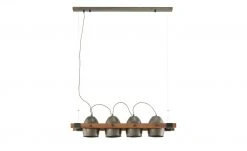 Pendelleuchte, 4-flammig, Metall/ Holz schwarz 10 Pendelleuchte, 4-flammig, Metall/ Holz schwarz -Innenleuchten Verkaufsladen 11687086 3 202205041236