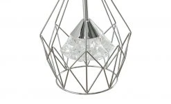 Wofi LED-Pendelleuchte 3-flammig, chrom, Kristalloptik ´Rondell´ -Innenleuchten Verkaufsladen 11687094 7 202112231310