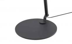 B-Leuchten Stehleuchte, 1-flammig, schwarz/chrom mit grauen Schirm -Innenleuchten Verkaufsladen 11687115 1 202111241245