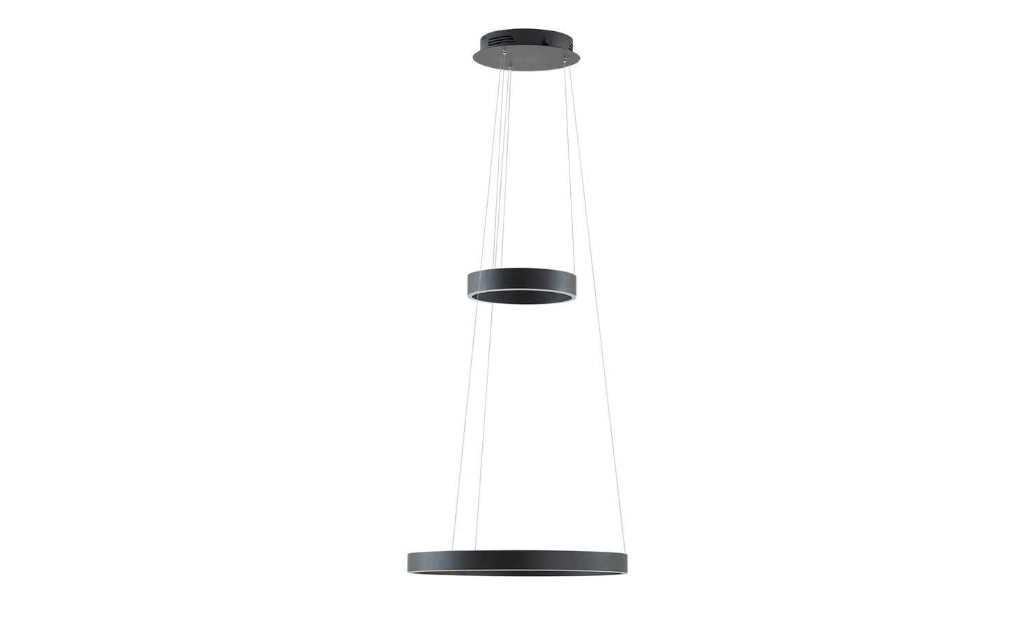 B-Leuchten LED-Pendelleuchte, schwarz `Ringe´ 10 B-Leuchten LED-Pendelleuchte, schwarz `Ringe´ – Bild 10