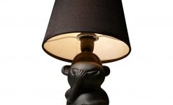 Trio Keramik-Tischleuchte, 1-flammig, schwarz -Innenleuchten Verkaufsladen 11687131 4 202201122234