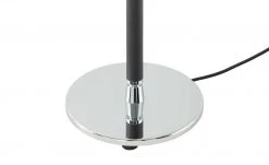 B-Leuchten Tischleuchte, 1-flammig, schwarz/chrom, Stoffschirm -Innenleuchten Verkaufsladen 11687133 2 202112232232