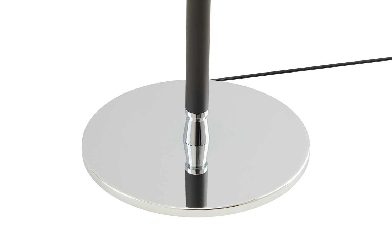 B-Leuchten Stehleuchte, 1-flammig, schwarz/chrom,Stoffschirm 6 B-Leuchten Stehleuchte, 1-flammig, schwarz/chrom,Stoffschirm – Bild 6