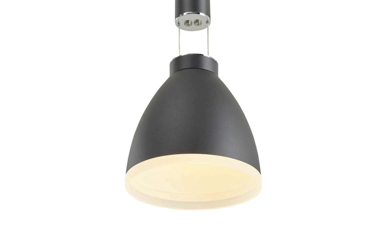 B-Leuchten LED-Pendeleuchte, 3-flammig, schwarz mit indirekter Beleuchtung 12 B-Leuchten LED-Pendeleuchte, 3-flammig, schwarz mit indirekter Beleuchtung – Bild 12