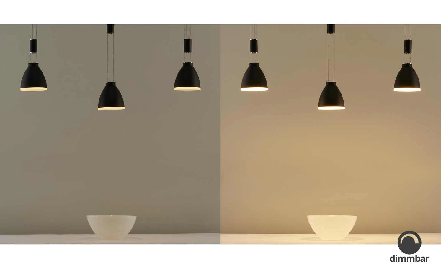 B-Leuchten LED-Pendeleuchte, 3-flammig, schwarz mit indirekter Beleuchtung 2 B-Leuchten LED-Pendeleuchte, 3-flammig, schwarz mit indirekter Beleuchtung – Bild 2