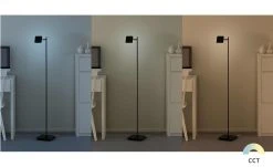 B-Leuchten LED-Stehleuchte, 1-flammig, schwarz