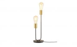 Wofi Tischleuchte, 2-flammig, schwarz/ gold abgesetzt 8 Wofi Tischleuchte, 2-flammig, schwarz/ gold abgesetzt -Innenleuchten Verkaufsladen 11687151 2 202111301239