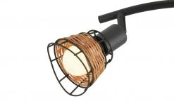 Deckenstrahler 3-flammig, Draht/ Rattan -Innenleuchten Verkaufsladen 11687182 6 202202071235